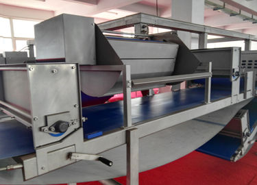 การควบคุม PLC เครื่องทำขนมแป้งลูกกลิ้งด้วยความกว้างการทำงาน 750 มม ผู้ผลิต
